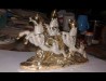 Horse showpiece statue